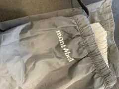 mont-bell キッズ　クレッパー　防水レインパンツ サイズ130 グレー