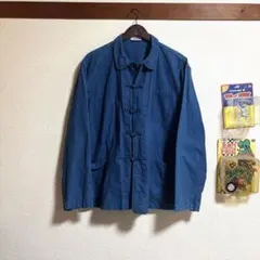 90s Shanghai French China チャイナシャツ