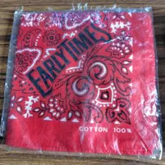 EARLY TIMES バンダナセット 赤 青