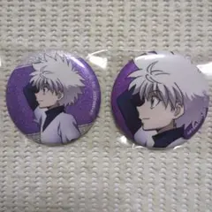 ⑮ ハンターハンター グリッター缶バッジ キルア