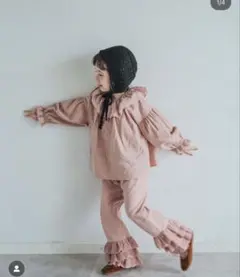 micorrid フリル長袖ブラウス 100 しまむら　softcheese