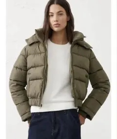 【BANANA REPUBLIC 】ショート フーデッド パファージャケット新品