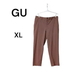 SC130【GU】大きいサイズ　XL　イージーアンクルパンツ　ブラウン