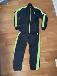 Lotto ブラック/グリーン ジャージ