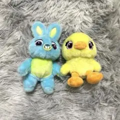 トイストーリー4 ぬいぐる ダッキー＆バニーセット キーホルダー ペア売り 2体