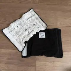スヌーピー 抱っこひも用カバー 黒と白