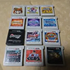 【オークション形式】ニンテンドー3DS DS ソフト 12本セット まとめ売り