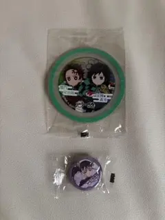 鬼滅の刃×くら寿司 2025 ラバーコースター 缶バッジ びっくらポン