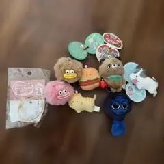 ぬいぐるみキーホールダーなど8点セット