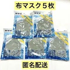 【布マスク 3枚❣️】超 冷感 マスク グレー マスク 速乾冷却 ムレない