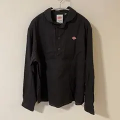 美品☆DANTON ダントン リネンストライプシャツ 44 XL 大きいサイズ