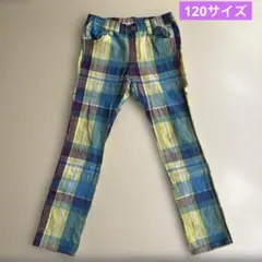 JUNK STORE チェック柄 長ズボン 120サイズのサムネイル