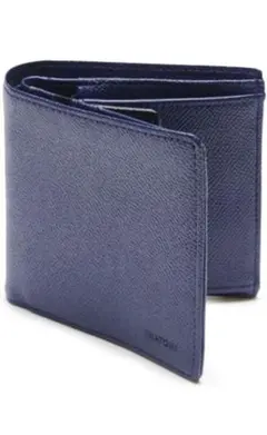 財布 メンズ 二つ折り財布 薄い レザー 小銭入れ 軽量 コンパクト ギフト