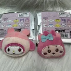 ちいかわ サンリオ シークレット ヘアクリップ(マイメロディ、古本屋かにちゃん)