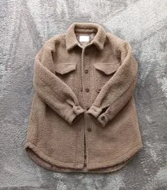 アースミュージックアンドエコロジー　ボアCPOジャケット　ベージュ