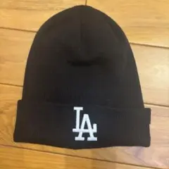 New Era LA Dodgers ニット帽 ビーニー ブラック