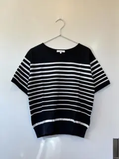 GLOBAL WORK ストライプ 半袖カットソー