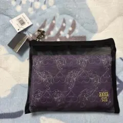 ANNA SUI ポーチ付き　刺繍エコバッグ