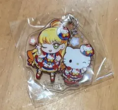 アイプリ×サンリオ アクリルキーホルダー (じゅりあ×ハローキティ)