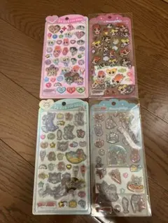 【新品】トムジェリ　パワパフ　シール　4枚セット うるちゅる　ドロップジュエリー