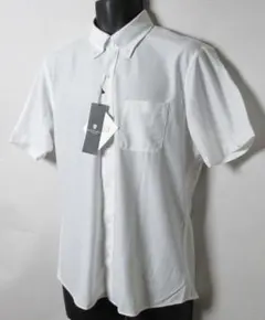 新品 ブラックレーベル・クレストブリッジ　ジャージーボタンダウン半袖シャツ/L