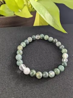 グリーン系 天然石 『モスアゲート』