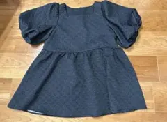 黒 パフスリーブ Mサイズ シャツ