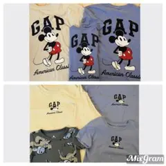 親子　家族　おそろい　GAP ミッキー Tシャツ 4枚セット　パパ　ママ　ベビーのサムネイル