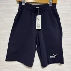 新品　PUMA ハーフパンツ 150 ネイビー