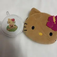 sweet付録ハローキティ 顔型ポーチセット