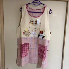 エプロン 保育士 動物 アニマル タグ付き 未使用