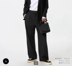 ユニクロ タックワイドパンツ Lサイズ