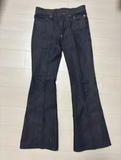 SUGARHILL MODERN DENIM FLARED TROUSERS