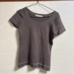 LINK IT ALL ブラウン Tシャツ 38のサムネイル