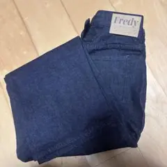 Fredy emu ワイドテーパードデニムパンツ38