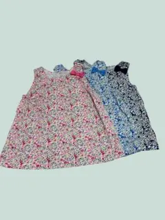 花柄タンクトップ3点セット　西松屋