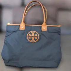 TORY BURCH ナイロントートバッグ ネイビー