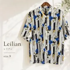 72美品　leilianレリアン フラワー　ブラウスのサムネイル
