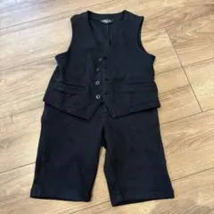 COMME CA ISM ベスト＆ハーフパンツ110A