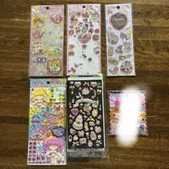 平成レトロ シール 大量シール90枚貼り付け済み付き6ページ - メルカリ