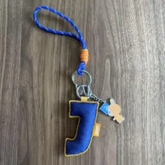 ラブブ　イニシャル　J キーホルダー