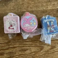 サンリオクッキー缶チャーム　マイメロ　ザボードビルデュオ　マロンクリーム　ガチャ