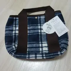 フェリシモ　トートバッグ　仕切り チェック