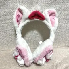 ディズニー　マリー　猫　イヤーマフ　耳当て　耳あて　カチューシャ　レア　ミニー