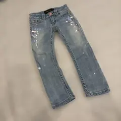 FITH ペイント加工 デニムパンツ 110 デニム＆ダンガリーのサムネイル
