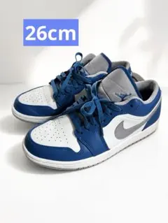 【美品】NIKE エアジョーダン1ロー True Blueのサムネイル
