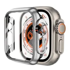 Apple Watch ケース 保護ケース 耐衝撃 シルバー 49mm