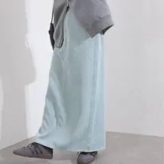 【超美品】ジャーナルスタンダード コーデュロイ タイトスカート ロング サックス