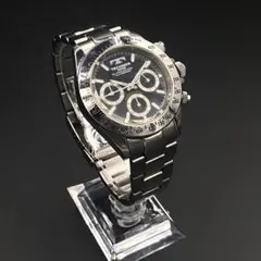 TECHNOS テクノス クロノグラフ 黒文字盤 メンズ 腕時計　TGM615のサムネイル