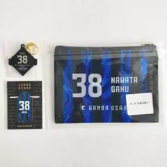 ガンバ大阪 名和田我空ACL2優勝記念ブラックアクリルキーホルダーフラットポーチ
